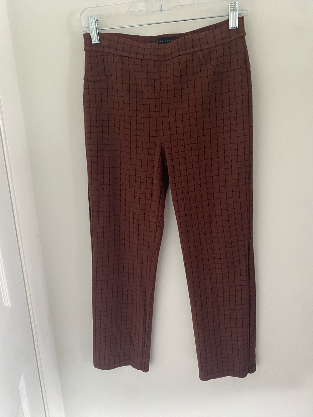 Sanctuary Grid Pattern Dress Pants